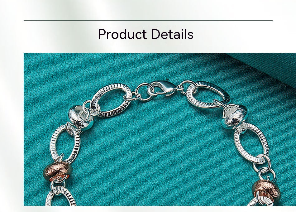 Silver Love Key Bracelet Female Accessories Jewelry