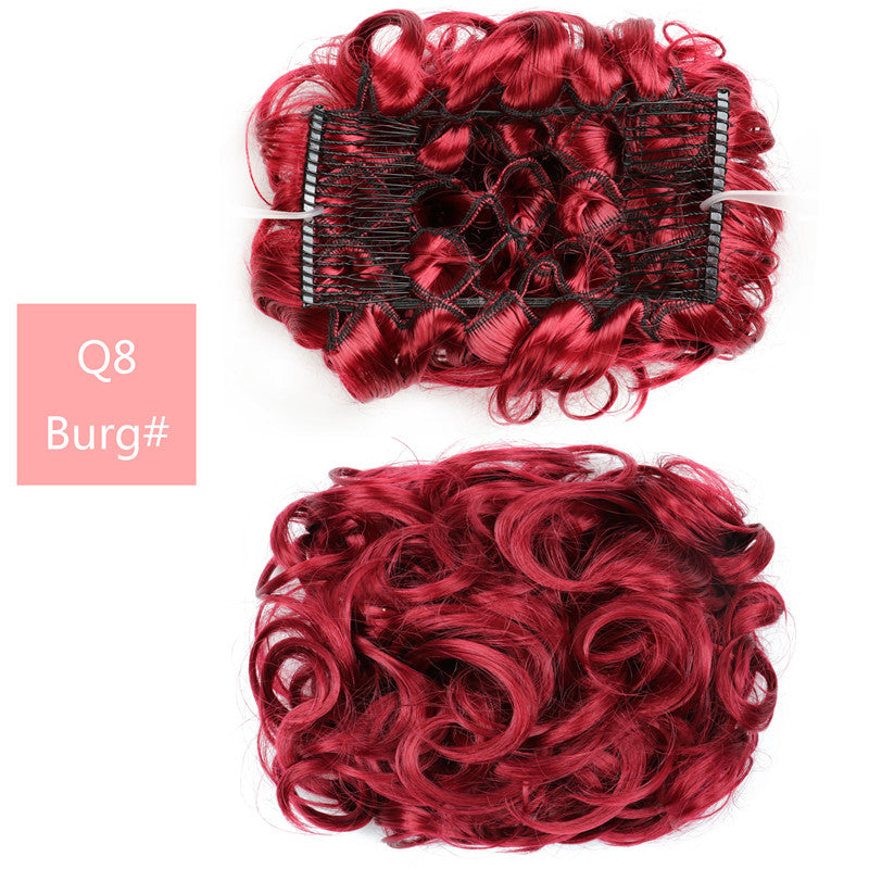 Fluffy Wig High Temperature Wire Pan Head Jewelry Insert Comb