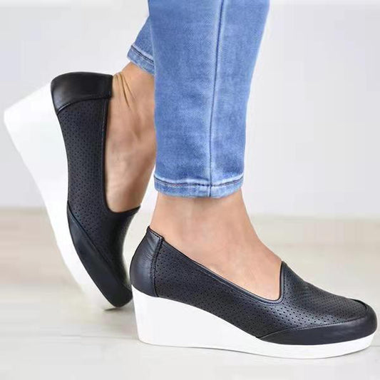 Women's Flat-heel Hollow Single Shoes Women