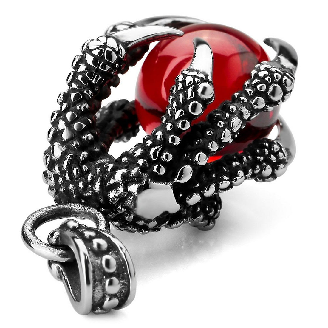 Stainless Steel Domineering Dragon Claw Pendant Jewelry Titanium Steel Men's Necklace