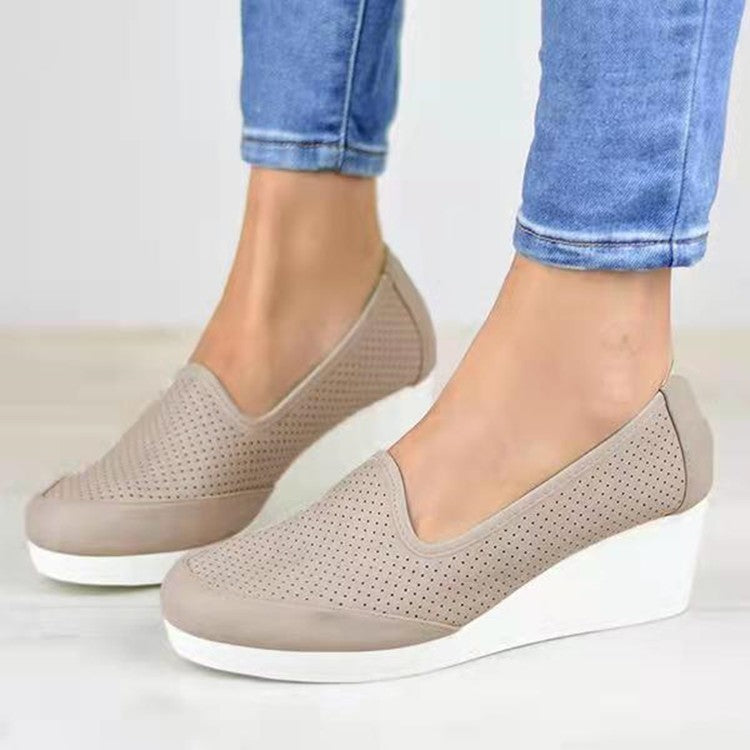 Women's Flat-heel Hollow Single Shoes Women