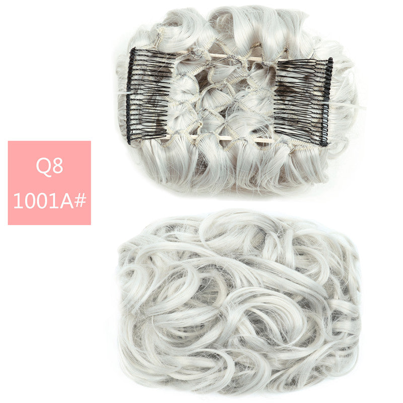 Fluffy Wig High Temperature Wire Pan Head Jewelry Insert Comb