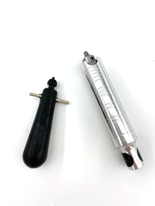 jewelry tool #30 Handpiece with Chuck Key for flexible shaft machine inner outer