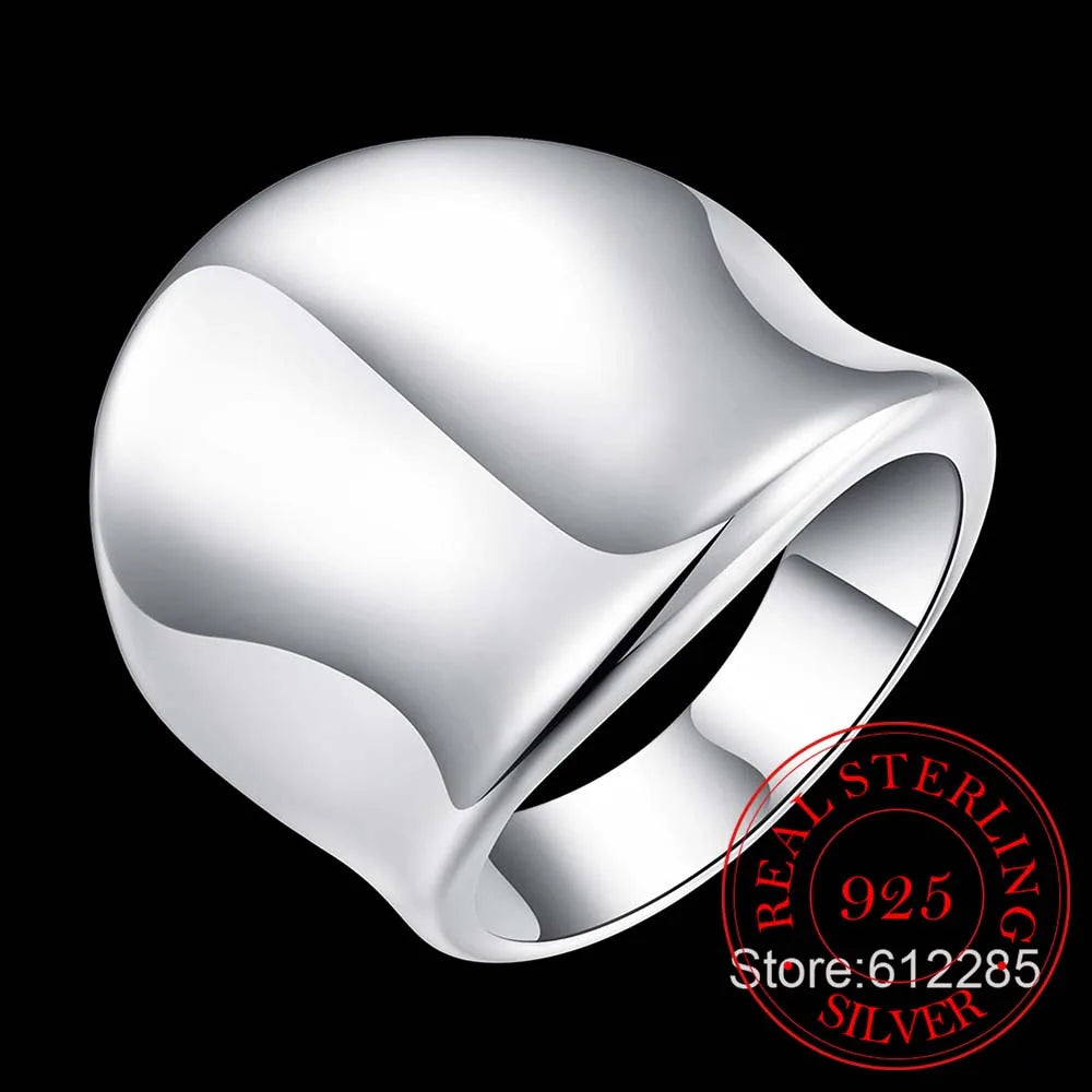 Big Thumb Charmings Styles 925 Sterling Silver Rings for Women Anniversary Party Fashion Jewelry 2020 New Rings Anel De Prata