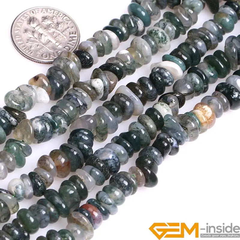 6x8mm Natural Assorted Stones Freeform Beads For Jewelry Making Strand 15" DIY Loose Beads For Bracelet Necklace Jewelry Making