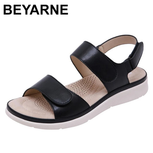 BEYARNEfashion for women, low roman sandals, high quality sexy flat shoes, womens shoes, summer beach shoes, sandalsL026