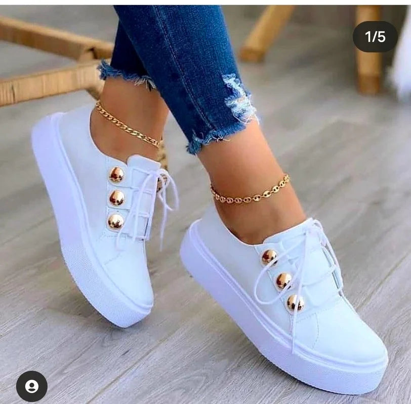 Women Casual Shoes White Sneakers Women Fashion Spring Summer Canvas Sneakers Women Platform Vulcanize Shoes Zapatillas Mujer