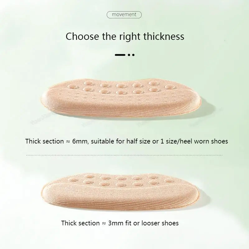 1Pair Shoe Pads for High Heels Anti-wear Foot pads Heel Protectors Womens Shoes Insoles Anti-Slip Adjust Size Shoes Accessories