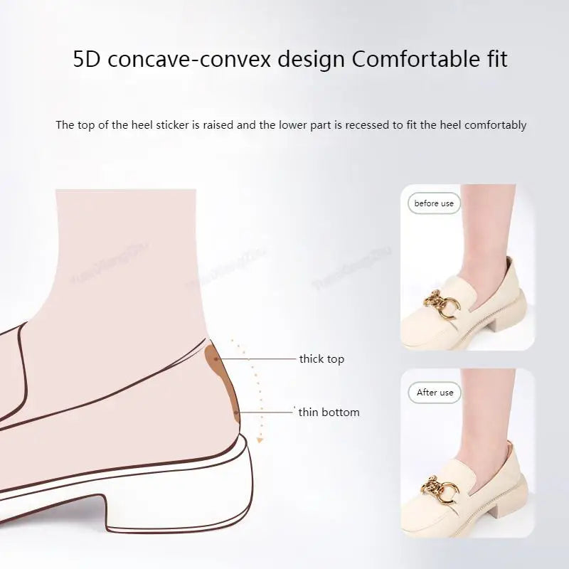 1Pair Shoe Pads for High Heels Anti-wear Foot pads Heel Protectors Womens Shoes Insoles Anti-Slip Adjust Size Shoes Accessories