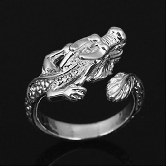 Popular Fashion Popular Dragon Silver Jewelry Ring