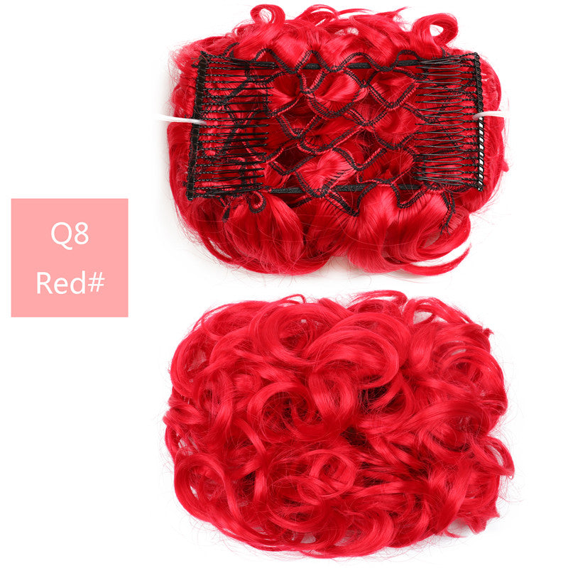 Fluffy Wig High Temperature Wire Pan Head Jewelry Insert Comb