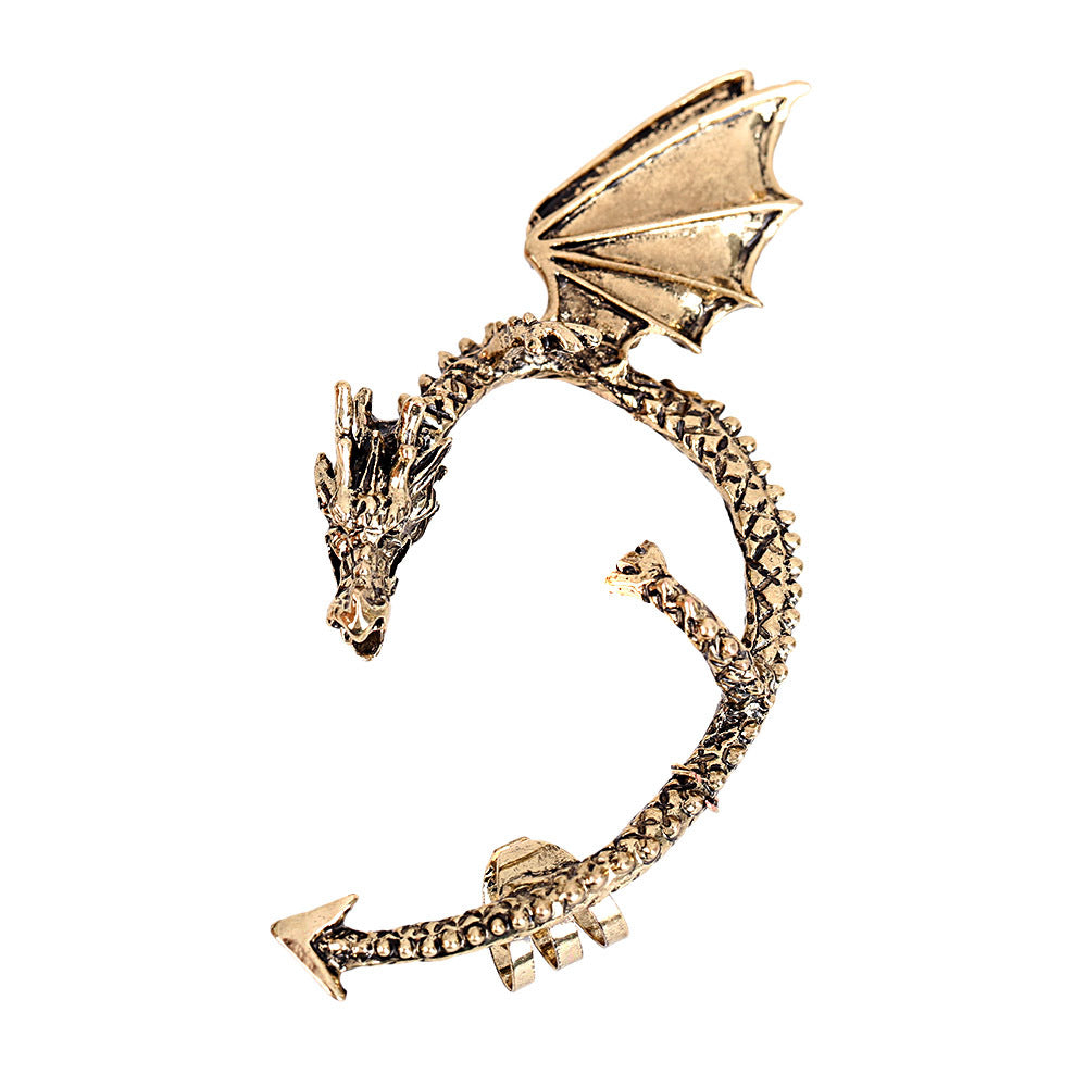 Creative Personality Flying Dragon Ear Clip Special Jewelry